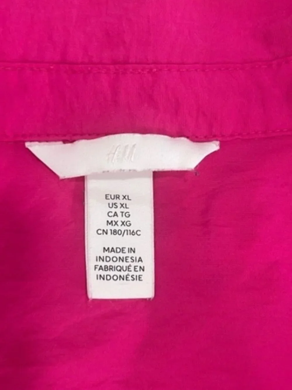 H&M Fuchsia Ruched Blouse - Picture 6 of 8